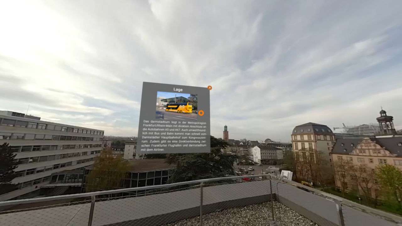 Screenshot Darmstadtium 360° Tour