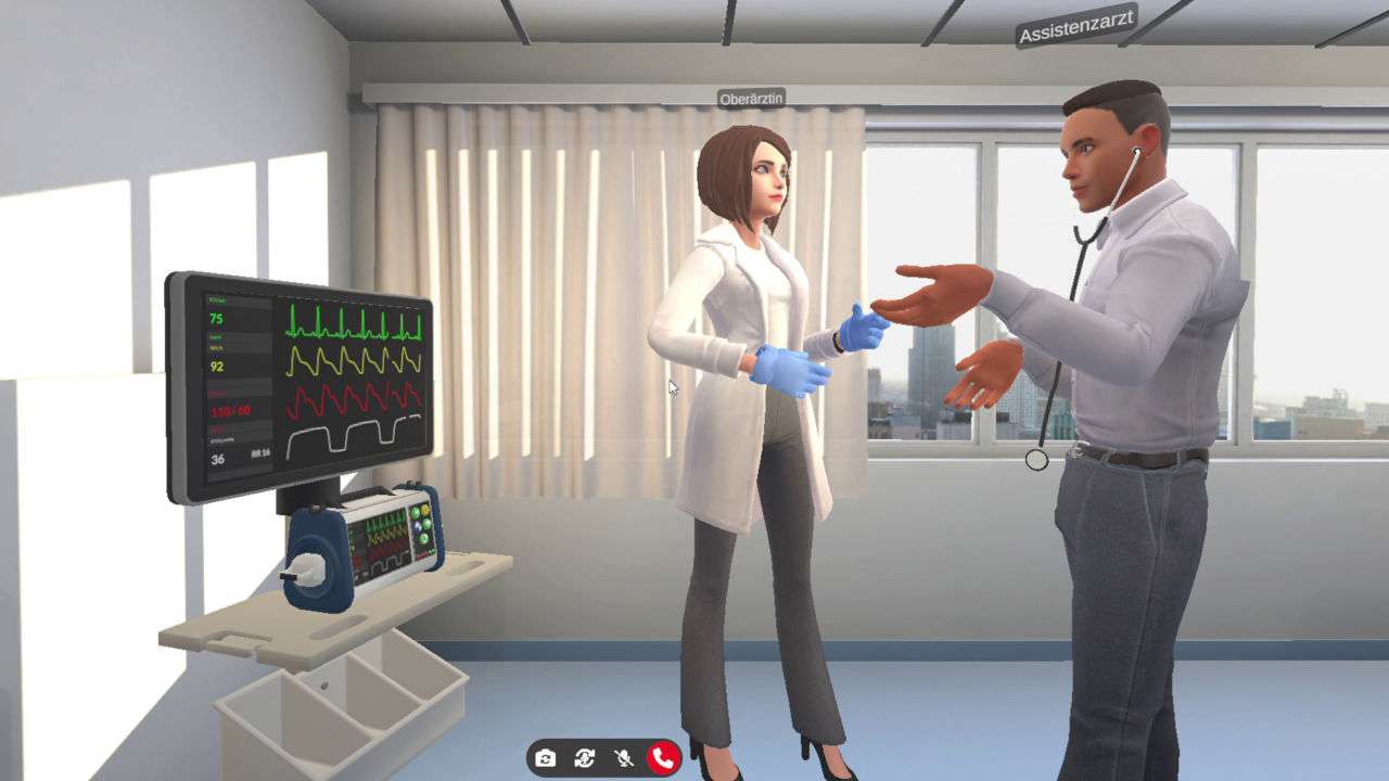 Screenshot Medizinisches VR-Training
