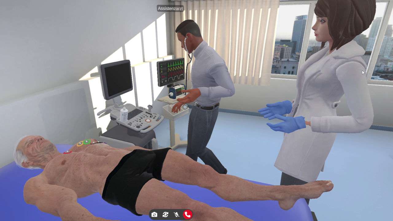 Screenshot Medizinisches VR-Training