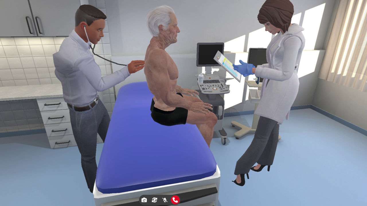 Screenshot Medizinisches VR-Training
