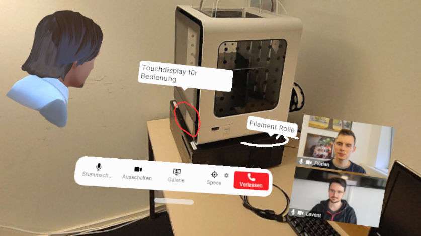 Screenshot Spatialists Meeting Solution