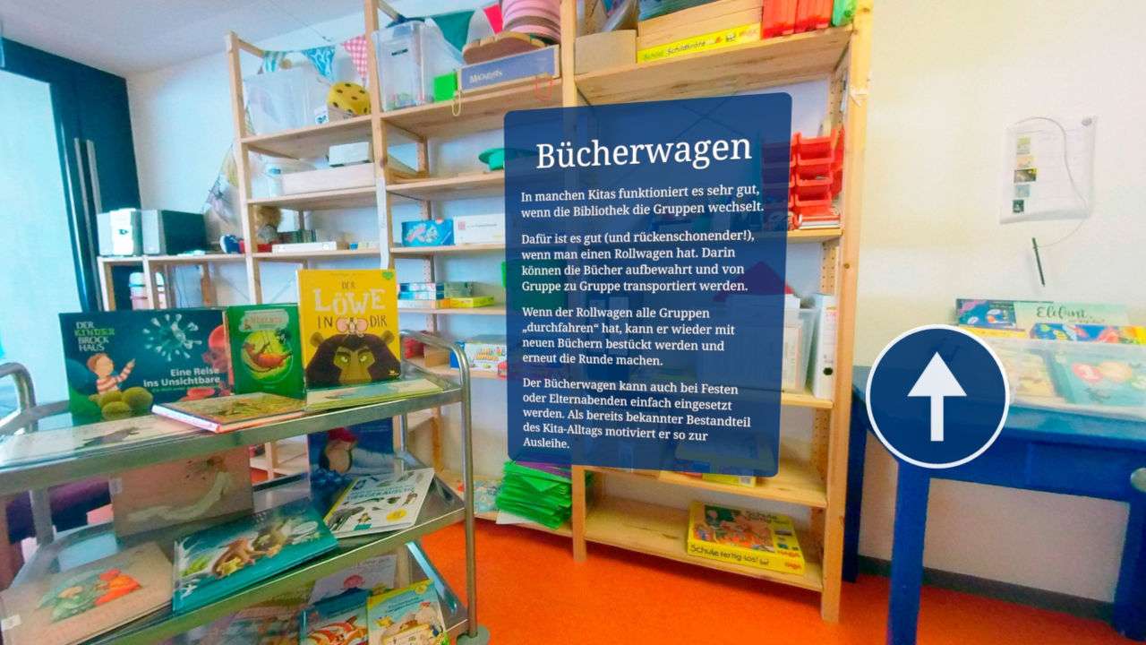 Screenshot Stiftung Lesen 360° Tipps für Erzieher/-innen