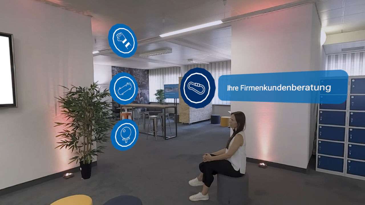 Screenshot Volksbank Raiffeisenbank 360° Mitarbeiter On Boarding